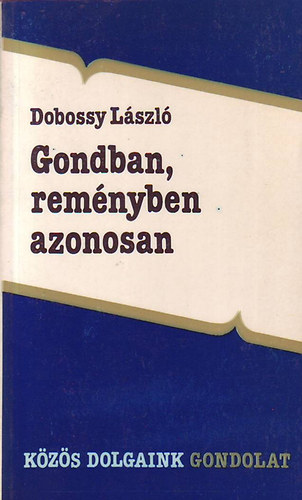 Dobossy László - Gondban, reményben azonosan (esszék és tanulmányok a közös múltról)