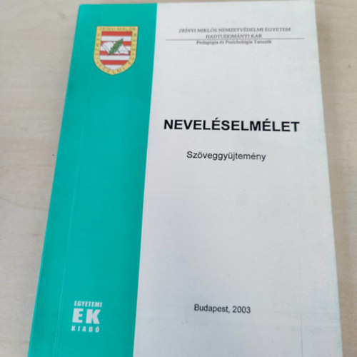 dr. Szelei Ildik szerk. - Nevelselmlet szveggyjtemny
