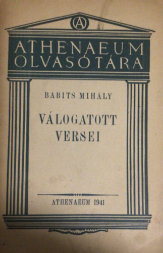 Babits Mihály - Babits Mihály válogatott versei