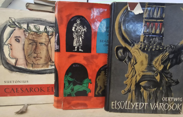 Suetonius, Rvay Jzsef, Siegfried Oertwig - 3db trtnelmi regny, KNYVMENT AJNLAT: Caesarok lete+ Szzarc kor+ Elsllyedt vrosok