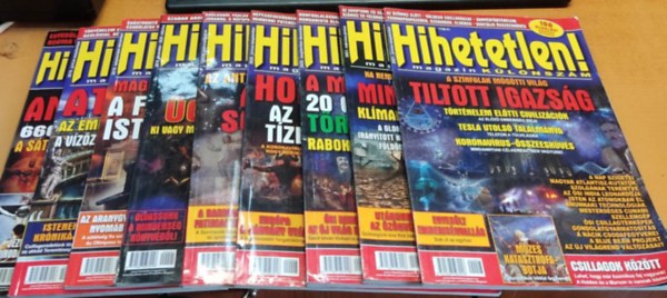 9 db Hihetetlen! Magazin Klnszm (szrvnyszmok, sorszmok a termklapon, sajt fot)
