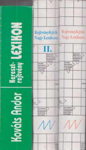Kov�ts Andor, Dr. Garami L�szl� - Kov�ts Andor: Keresztrejtv�ny lexikon + Dr. Garami L�szl�: Rejtv�nyfejt�k Nagy Lexikona I.-II. (3db)