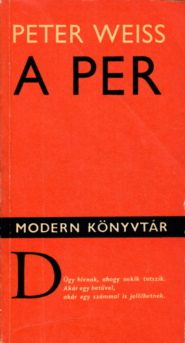 Peter Weiss - A per