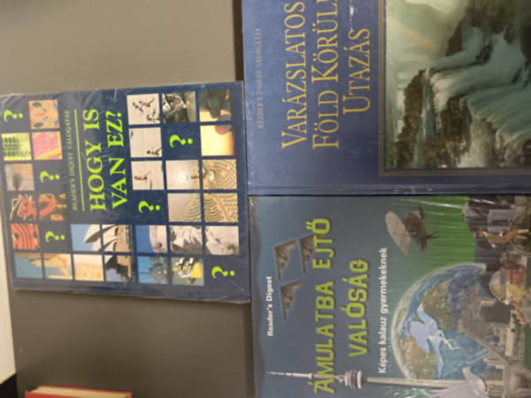 3db Reader's Digest album:  Ámulatba ejtő valóság + Varázslatos föld körüli utazás+Hogy is van ez?