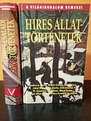 Joseph Conrad, Alphonse Daudet - 2 db A  h�res trt�netek sorozatb�l: H�res �llat t�rt�netek, H�res csal�di t�rt�netek