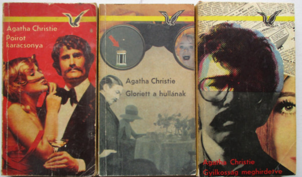 3 db Agatha Christie krimi: Gloriett a hull�nak +  Poirot kar�csonya +  Gyilkoss�g meghirdetve