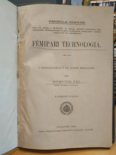 Dmtr Pl - Fmipari technologia
