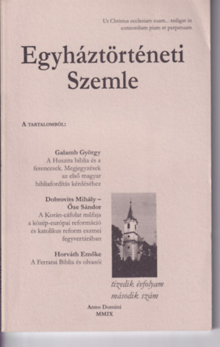 Balogh Judit - Egyhztrtneti Szemle 2009. X. vf. 2. szm