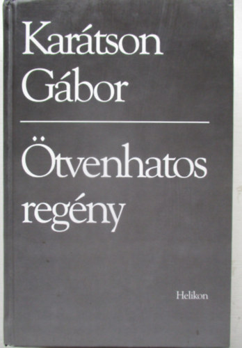 Kartson Gbor - tvenhatos regny