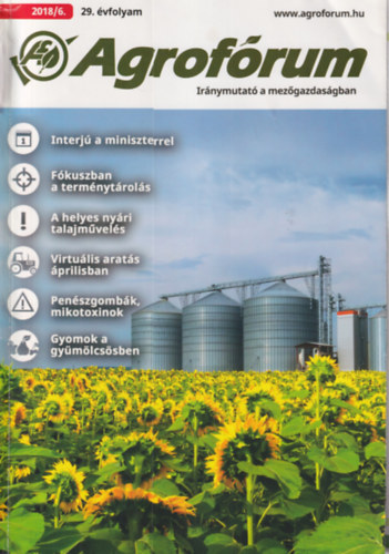 Dr. rends Tams, Bakonyi Istvn, Dr. Birks Mrton - 2 db Agrofrum 2018/5-6. szm