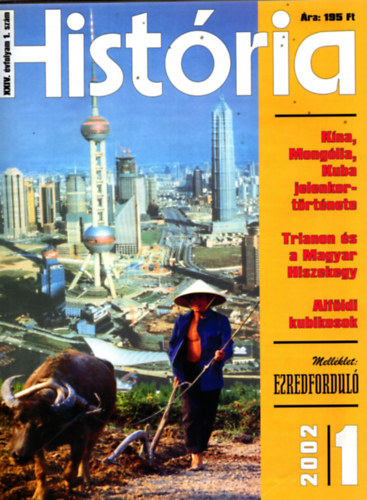 História XXIV. évfolyam 1. szám (2002/1)