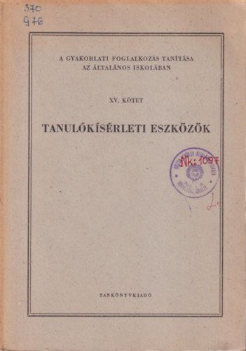 Takcs Veronika-Kubinyi Ferenc-Martink Bla-Vrdi Lszln - Tanulksrleti eszkzk