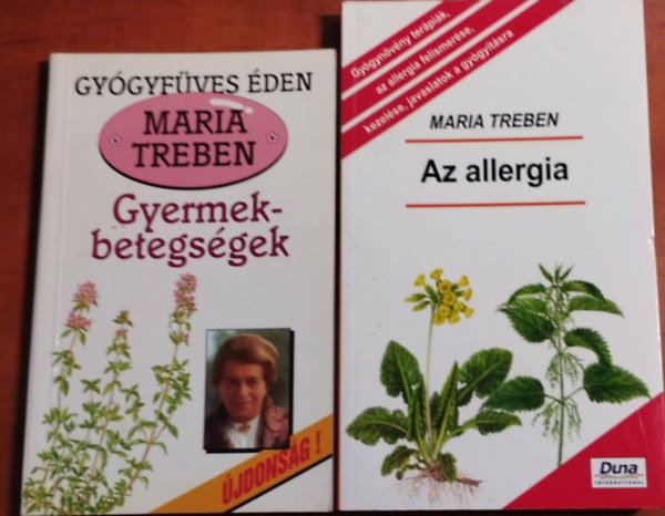 Maria Treben - Gyermekbetegségek-Allergia (2db mű)