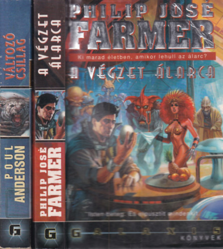 Philip José Farmer, Poul Anderson - 2 db. Galaxis könyvek (A végzet álarca + Változó csillag)