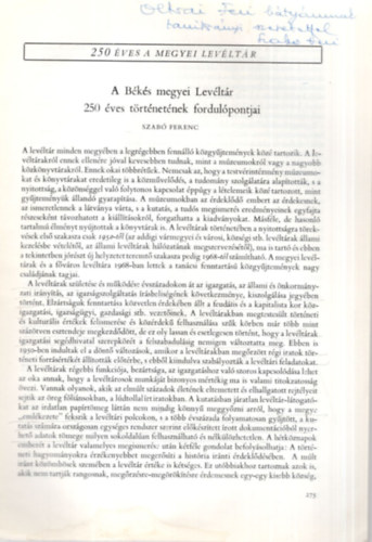 Dr. Krupa Andr�s, Dr. Szab� Ferenc, Ambrus Zolt�n - B�k�si �let 82/3 - dedik�lt