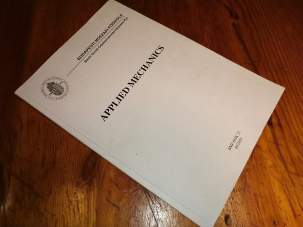 Több szerző - Applied Mechanics (BMF BGK)