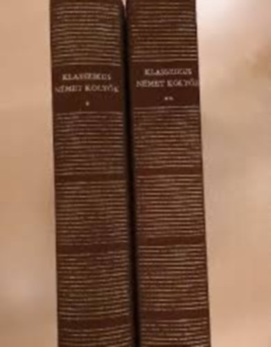 Eur�pa K�nyvkiad� - Klasszikus n�met k�lt�k a k�z�pkort�l a XX. sz�zadig I-II.