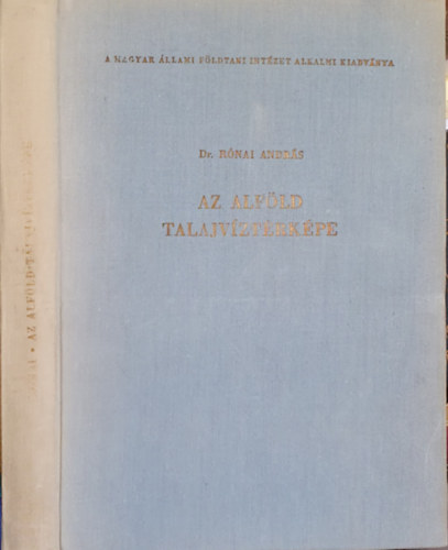 Rnai Andrs - Az alfld talajvztrkpe