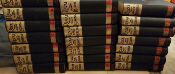 Rvai Nagy Lexikona 1-21. (I-XXI.) (j llapot, egysges, teljes sorozat) (nem reprint)