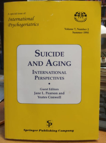 Jane L. Pearson, Yeates Conwell - Suicide and Aging - International Perspectives - Volume 7, Number 2, Summer 1995