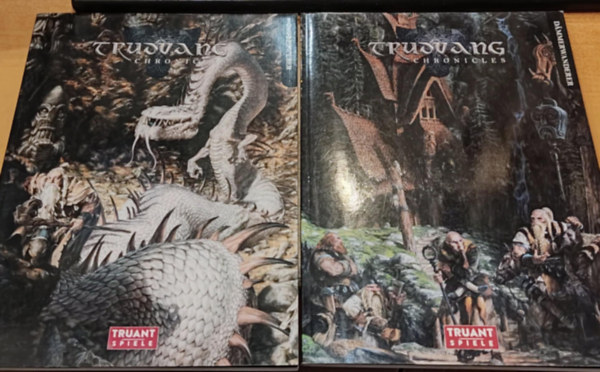 Theodore Bergqvist, Magnus Malmberg, Anders Jacobsson - 2 db fantasy szerepjtk: Trudvang Chronicles (Zauberweber) + Trudvang Chronicles (Dammerwanderer - Gtter und Priester)