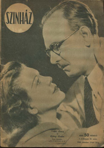 De�k Zolt�n (szerk.) - Sz�nh�z I. �vfolyam 10. sz�m 1945. okt�ber 17-t�l 23-ig