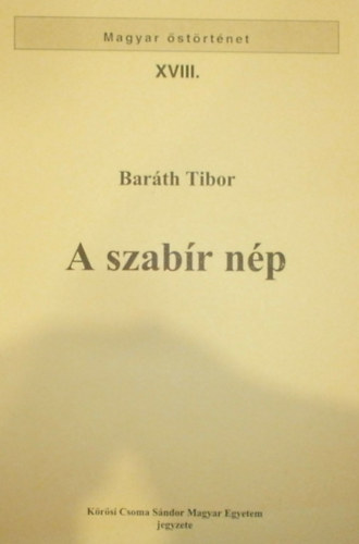 Baráth Tibor - A szabír nép