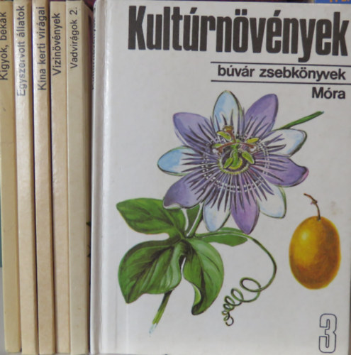 Janisch-Zsmboki, Farkas Henrik, Veress Lszl, Ksa-Varga, Tuba-Br, D. Nagy-Csapody, Jrain-Br - 6 db Bvr zsebknyvek: Kgyk, bkk; Egyszervolt llatok; Kna kerti virgai; Vzinvnyek; Vadvirgok 2.; Kultrnvnyek 3.