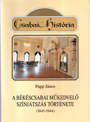Papp J�nos - A b�k�scsabai m�kedvel� sz�nj�tsz�s t�rt�nete (1845-1944)