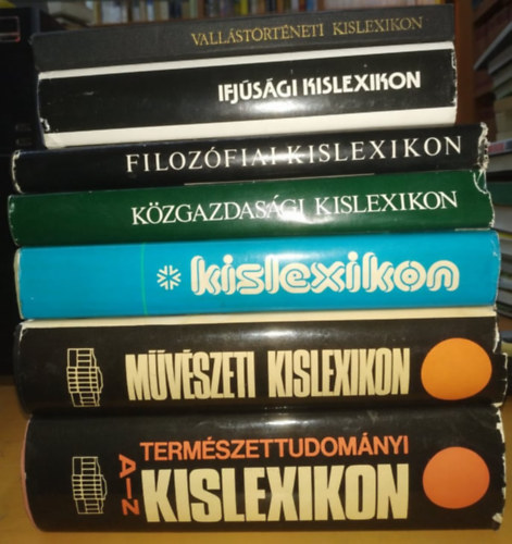 Akadmiai Kiad, Kossuth Kiad - 7 db-os kislexikon pakk: Alapismereti + Filozfiai + Ifjsgi + Kzgazdasgi + Mvszeti + Termszettudomnyi A-Z + Vallstrtnet
