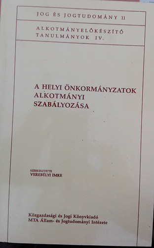 A helyi �nkorm�nyzatok alkotm�nyi szab�lyoz�sa