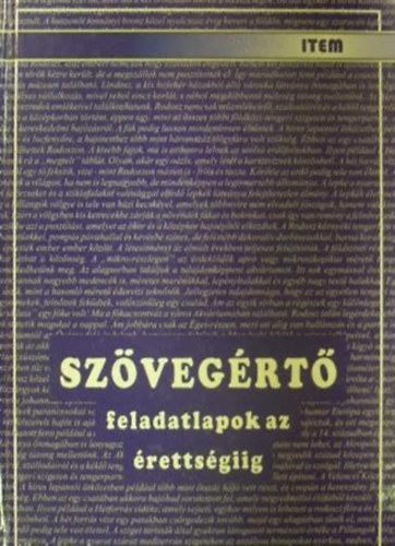 Maczk Edit (szerk.) - Szvegrt feladatlapok az rettsgiig