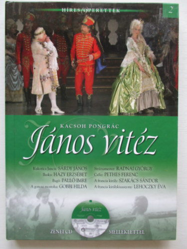 Kacsh Pongrc - Jnos Vitz - Hres operettek 2. - Cd mellklettel