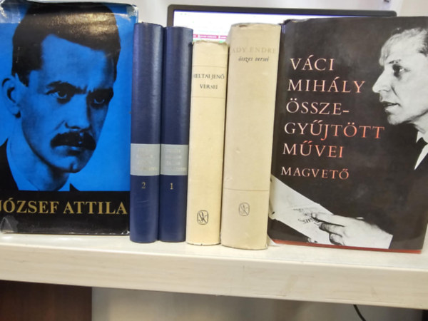 Jzsef Attila, Petfi Sndor, Heltai Jen, Ady Endre, Vci Mihly - 5 szerz versei 6 ktetben, KNYVMENT AJNLAT: Jzsef Attila minden verse s versfordtsa+ Petfi Sndor sszes kltemnye I-II+ Heltai Jen versei+ Ady Endre sszes versei+ Vci Mihly sszegyjttt mvei