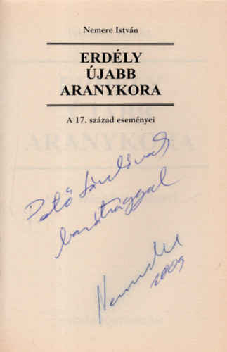 Nemere Istvn - Erdly jabb aranykora