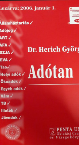 Dr. Herich György - Adótan