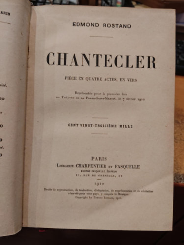 Edmond Rostand - Chantecler