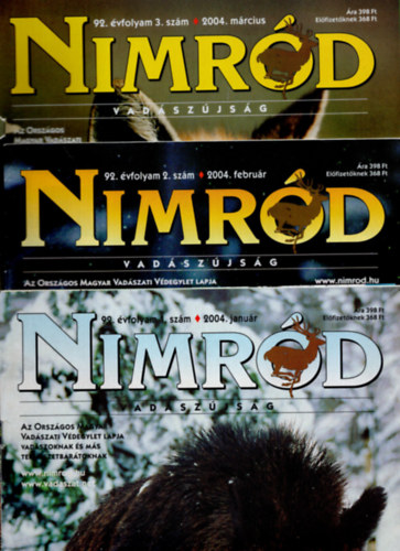 Dr. Zoltn Attila, Dr. Kller Joachim - Nimrd 2004 teljes vfolyam (1-12. sz. lapszmonknt )
