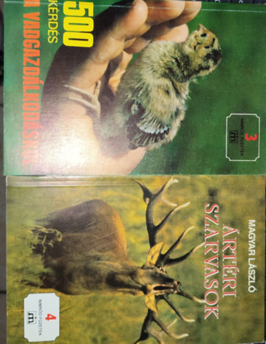 Magyar Lszl, Szab Jnos \(szerk.) - 2db fzet - Nimrd fzetek 3.-4. - Szab Jnos(szerk.)-500 krds a vadgazdlkodsrl (Nimrd fzetek 3.) ; Magyar Lszl-rtri szarvasok (Nimrd fzetek 4.);