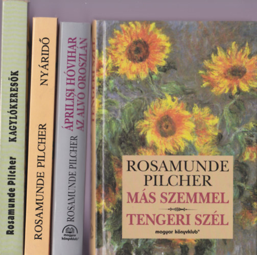 Rosamunder Pilcher knyvcsomag 4 db Ms szemmel, tengeri szl; prilisi hvihar, Az alv oroszln; Nyrid; Kagylkeresk