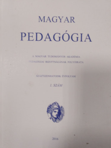 Csapó Benő (szerk.) - Magyar pedagógia 2016/1. szám