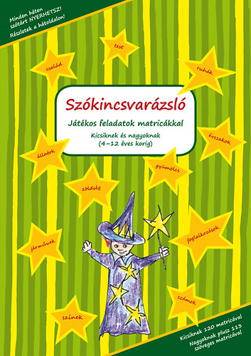 Szókincsvarázsló - Játékos feladatok matricákkal (Német)