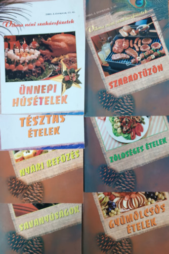 7 ktet Vilma nni szakcsfzetek (2001 I. vfolyam 1-4., 6-7., 11.)