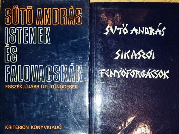 St Andrs - 2db St Andrs knyv - Sikaszi fenyforgcsok; Istenek s falovacskk