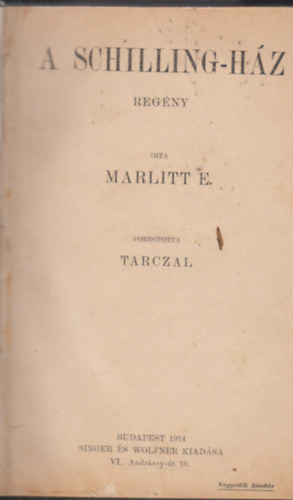 E. Marlitt - A Schilling-hz