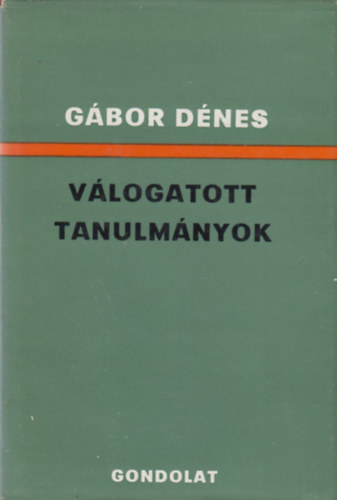 Gbor Dnes - Vlogatott tanulmnyok