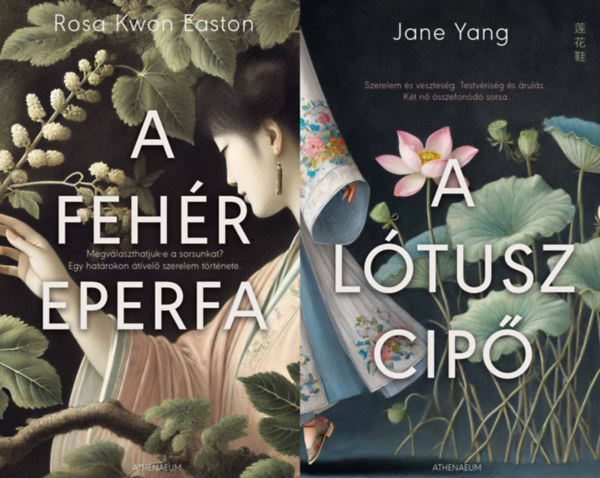 Jane Yang, Rosa Kwon Easton - 2 db könyv távol-keleti női sorsokról: A lótuszcipő + A fehér eperfa