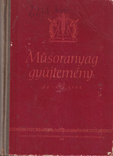M�soranyag gy�jtem�ny az 1956. �vre