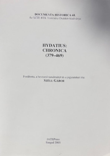 Hydatius : Chronica (379-469)