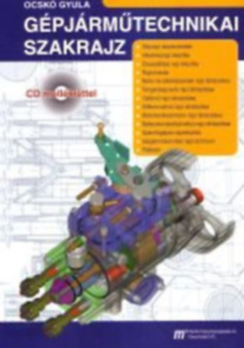 Ocsk� Gyula - G�pj�rm�technikai szakrajz (Cd n�lk�l)